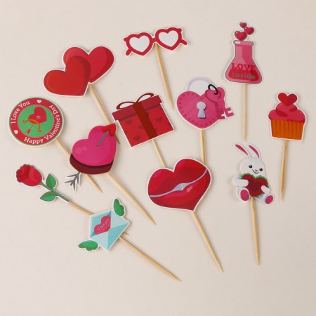 Skewers "for lovers", set of 12 pcs.-2