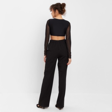 Women's pants Minaku: classic color black, rr 42-3