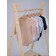 Body Body on buttons with Rant Base anti-ticaras, seams outward, height 62 cm, color light-beige