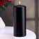 Candle - cylinder, 8x20 cm, 90 hours, 795 g, black