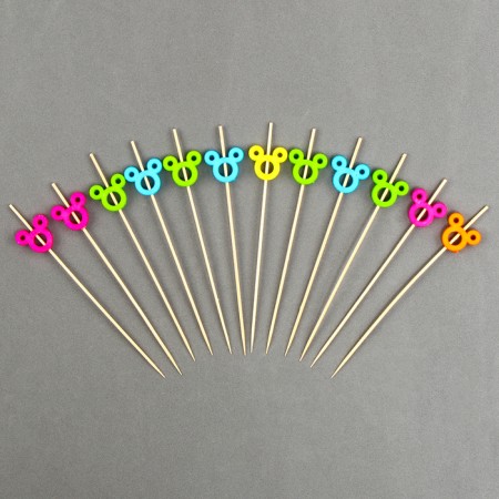 Wooden skewers "Mouse", 12 cm, set 12 pcs.-1