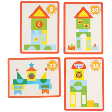 Children's developing game "Little Builder / Transport", EVA + cards, types of mix, crumb I-10