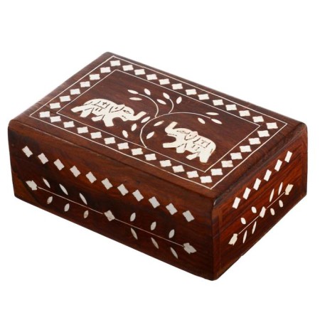 Casket tree "Elephants" 15x10x6 cm-3