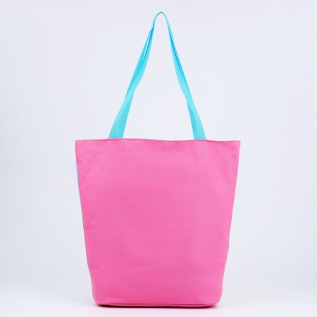 Women's beach bag "Hello Summer", 39x32 cm, pink-4