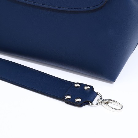 L-Craft bag bag on magnets, external pocket, blue color-4