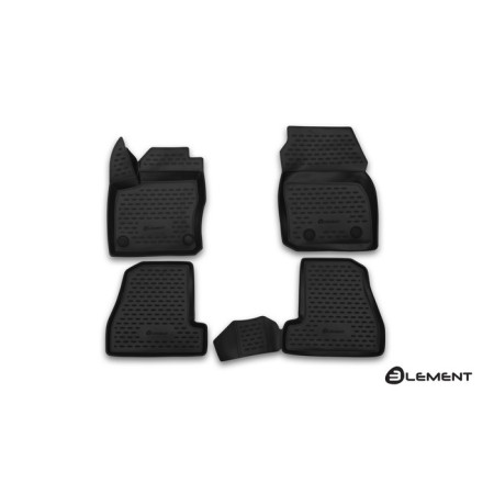 3D mats in the Ford Focus 3, 2015-2016, 4 pcs. (polyurethane)