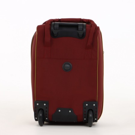 Small 37 l (s) suitcase with a Sacvoyage bag, lightning department, external pocket, extension, burgundy color-3