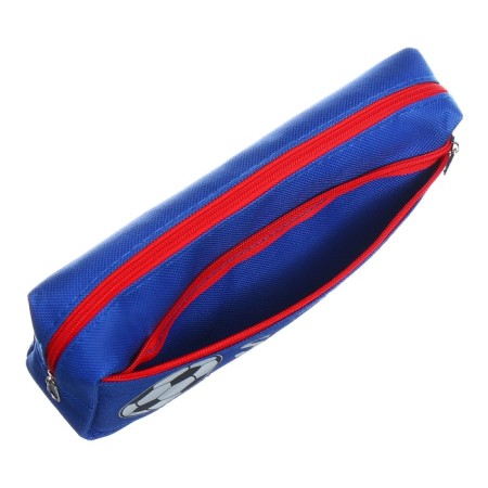 School Penal on the zipper Calligrata "Football", 2 departments, blue-5