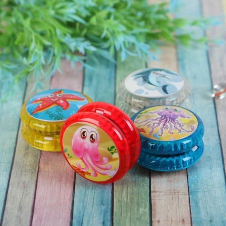 Yo-yo "sea inhabitants", light, mix color, in showbox-2