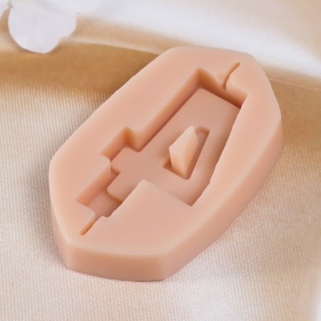 Mold for a candle "four" 3.9x8.8x1 cm-2