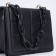 Bag women of artificial leather messenger with a chain, 14 × 20 cm, black color