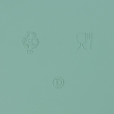Plastic tray, 25 × 29 × 3.2 cm, pistachio color-5