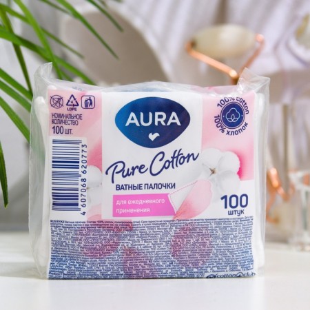 Aura Beauty Cotton Buds, 100 pcs.-1