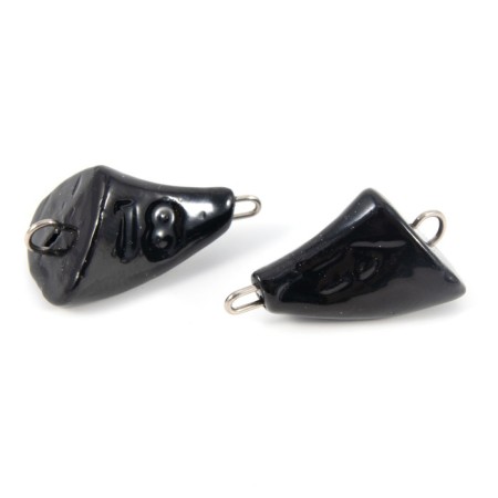 Cargo of a bullet-exentric painted pissy Yaman 10 pcs., 18 g, black-2