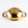 Stear, d = 18 cm, h = 6, thickness 1 mm, 201 steel, gold color