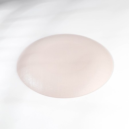 Capuchino plate, glass, d = 21 cm, gray color-2