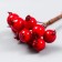 Decor for creativity "Red berries" 1 bouquet = 10 berries d = 1 cm 10 cm