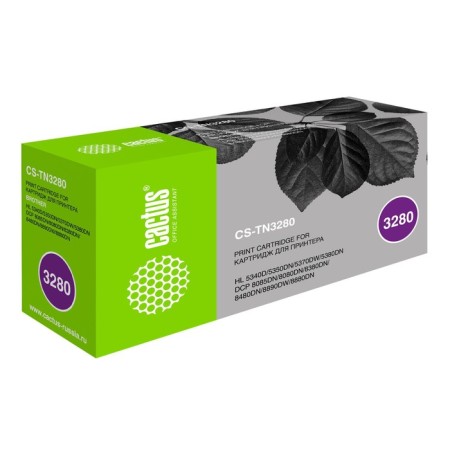 CACTUS CSTus CS-TN3280 TN-3280, (DCP-8085/8085DN/5370DW/8880DN), for Brother, black
