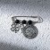 Brooch - Pin "for good luck", length 3.5 cm