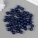 Set of beads "Pearls" d 12 mm, 250 gr, blue