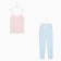 Pajamas "Cloud" Pants, TOP KAFTAN, Blue/ Pink, 48-50