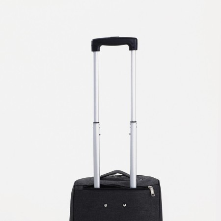 Small Small Small 20 ”,“ Cartes Factory ”, lightning department, external pocket, 2 wheels, dark gray color-4