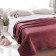 Liberty blanket, size 160x220 cm, burgundy color