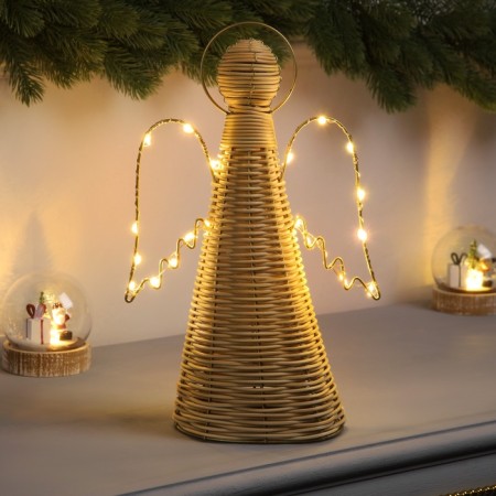 Figure Light "Angel Weaved", 32x16x9 cm, 20 LED, AAX2 batteries (not in the kit), glow warm white