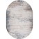 Oval Merinos Naturel carpet, size 100x200 cm, color Beige-Blue