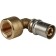 STOUT SFP-0010-001216, 1/2 "x 16 mm, internal thread, transitional, brass