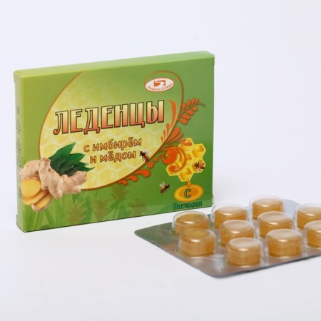Lollows with ginger and honey 32g (10 pcs. 3.2 g)