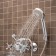 Bath mixer "RMS" SL65-140, pour 300 mm, shower set, zinc, chrome