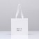 Gift package, craft, with a window, "white", 15 x 15 x 15 cm