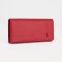 Women's wallet on magnets, red color