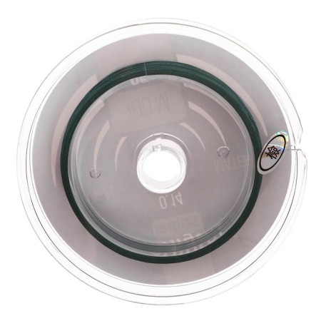 Onlytop Universal X4 cord, diameter 0.14 mm, test 9.1 kg, 100 m, dark green-2