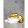 The perfume bottle "Heart", glass, with a spray, 25 ml, golden color