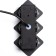 Bra "Alir" LED 4W 3000K IP65 black and gold 15x3.8x12 cm