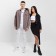 Men's shirt MIST Oversize R.56, Gray