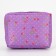 Cosmetic bag 2 parts with lightning, lilac color