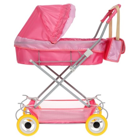 Puppet stroller No. 7, pink color with lilac