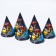 A set of disposable paper utensils, on 6 people "Happy Birthday", transformers