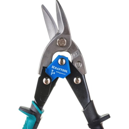Kraftool Alligator, 2k handles, right cut, 250 mm metal scissors-1