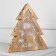 LED figure "Christmas tree" 30 × 33 × 6.5 cm, wood, batteries AAAX2 (not in the kit), glow warm white