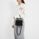 Bag women of artificial leather messenger with a chain, 14 × 20 cm, black color
