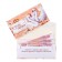 Money envelope "Happy Wedding Day!" swans, pink background, 8.5 x 17 cm