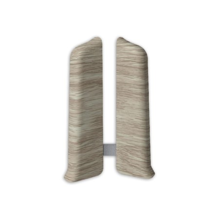Plugs (left/right) lexide 80mm oak latte (1)
