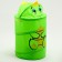 A basket for storing toys "dinosaurus" with handles and a lid, 55 x 33 x 33 cm, green
