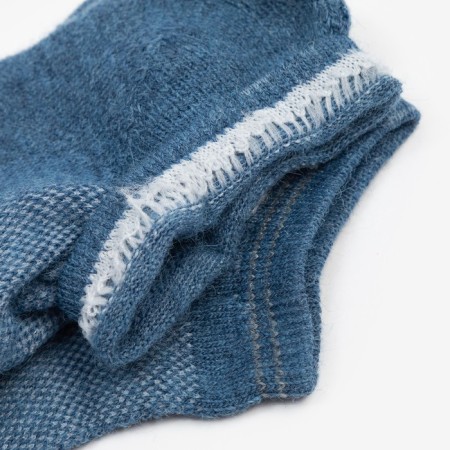 Women's socks shortened "Soft Merino", jeans color, size 35-37-3
