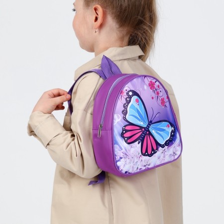 Baby backpack on lightning, "chosen", lilac color-5