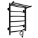 Electric towel "Sanprise" Classic P6, 400x600 mm, with a shelf, a university, black